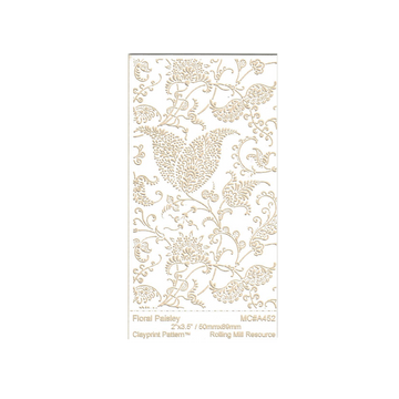 Teksturpapir - Floral Paisley