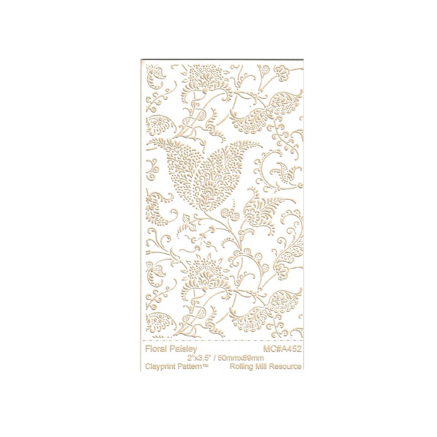 Teksturpapir - Floral Paisley